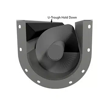 Using Hold Downs with Lined Screw Conveyors