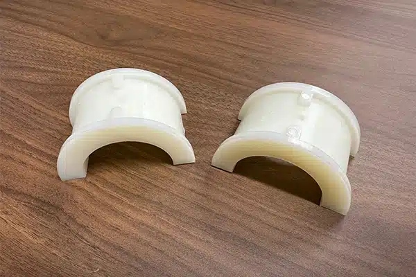 White Nylon is Self-Lubricating and Requires No External Lubrication