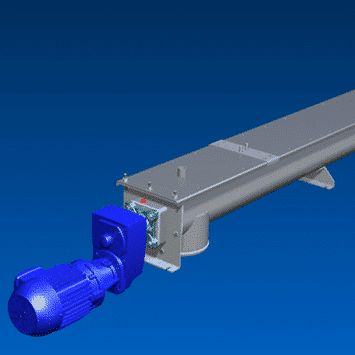 Paddle Screw Mixer for Petroleum Coke Blend - KWS Manufacturing
