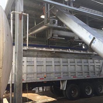 Loadout System for Offal and Feathers at a Pilgrim’s Chicken Processing Plant in Lufkin, Texas - KWS Manufacturing