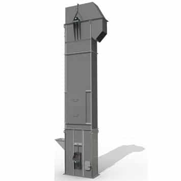 Bucket Elevator for Elevating Abrasive Mixture at Prince Minerals in Milwaukee, WI - KWS Manufacturing