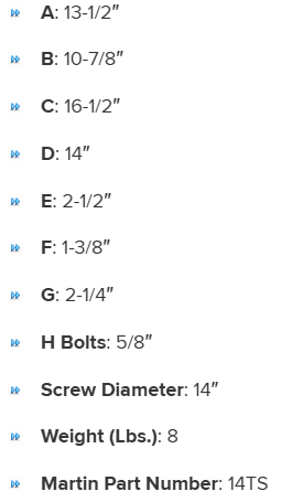 SAD14 specifications
