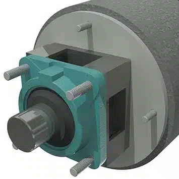 Screw Feeder for Metering Reclaimed Foundry Sand  for SandMold Systems