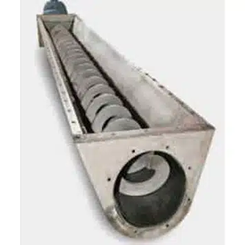 Conveying Wet, Sticky Bulk Materials Using Shaftless Screw Conveyors
