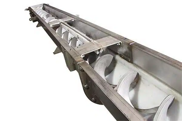 KWS Shaftless Screw Conveyor with UHMW Liner