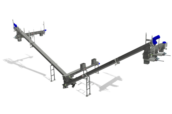 Floor and Hanging Supports are Modeled to Exact Dimensions for Customer Approval