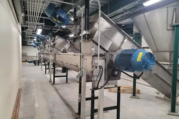 Typical Floor and Hanging Supports for Screw Conveyors in Field