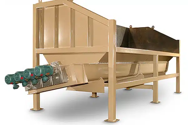 4 Screw Live Bottom Feeder with Individual Motor/Gear Reducers