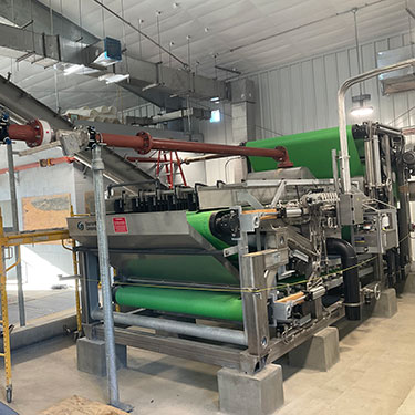 Dewatered Biosolids Load Out System for  South Granville Water & Sewer Authority Facility in Butner, NC