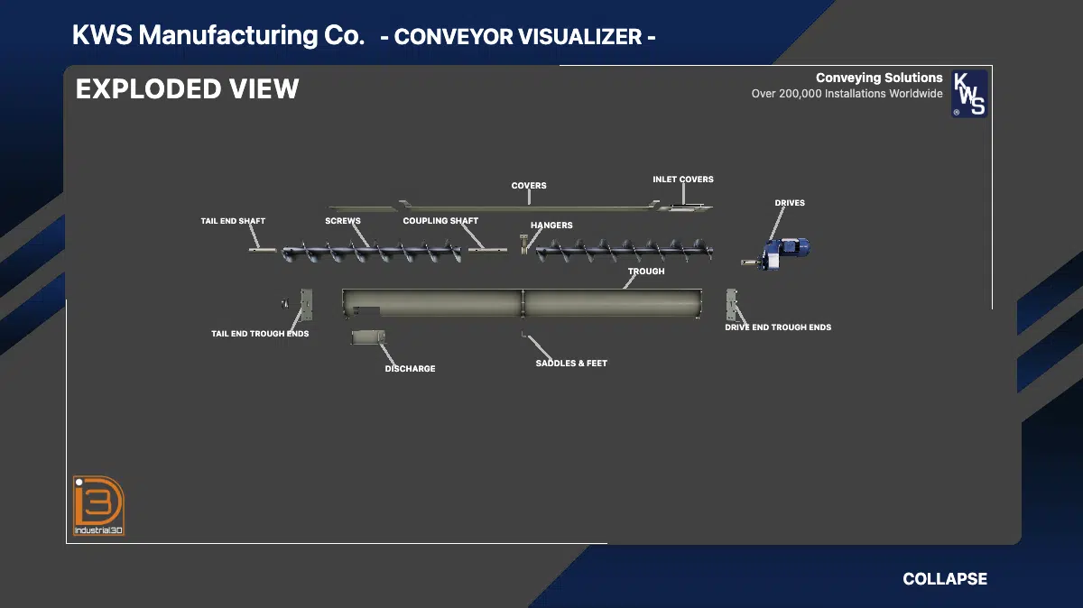 KWS Interactive Screw Conveyor Training Feature