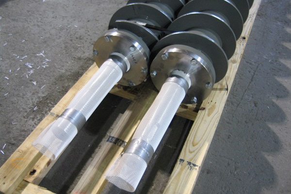 Screws with Flanged Shafts-to-Pipe Connection are Ready for Shipment