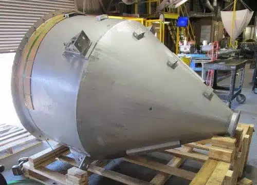 Hopper After Passivation with Impurities Removed and Clean Finish