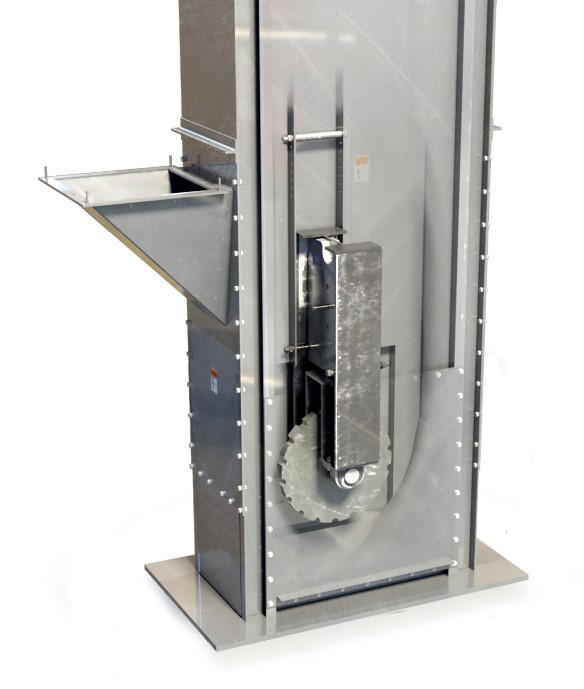 Internal Gravity Take Ups Automatically Maintain Chain or Belt Tension