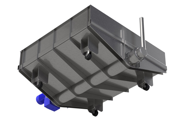 Extra Heavy-Duty Casters Support the Bin and Make It Portable
