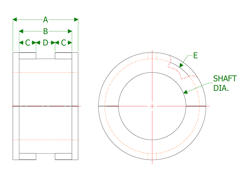 Dimensional Diagram for HGB2263716CER