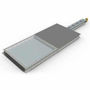 Heavy-Duty Slide Gates for Wood Chips and Fiber - KWS Manufacturing