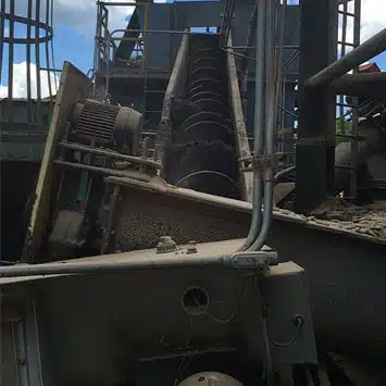 Screw Conveyor for Hog Fuel at Boise Cascade Plywood Mill in Moncure, NC