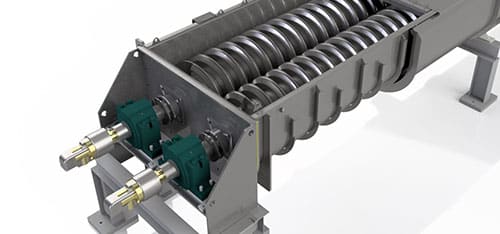 Twin-Hollow Flight Screws Handle Heat Load