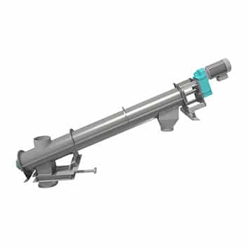 Inclined Screw Conveyor for Conveying Talc  to Pneumatic Conveying System