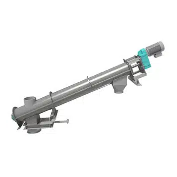 Inclined Screw Conveyor for Conveying Talc  to Pneumatic Conveying System