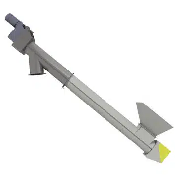 Inclined Screw Feeder for Soil Remediation Process