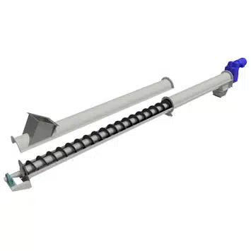 Inclined Screw Feeders for Metering Dolomitic Limestone at Nucor Steel in Plymouth, UT