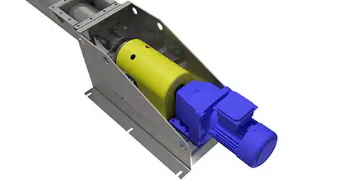 KWS Drive Pedestal Protects Gear Reducer and Motor from Heat and Shock Loads