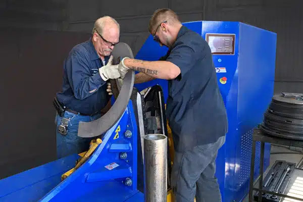 Flights are Formed Using Special Forming Machine