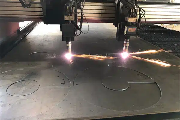 Sectional Flights are Cut on High Definition Dual-Head Plasma Table for Maximum Efficiency