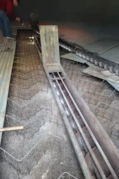 New KWS Floor Auger Receives Grain from Sweep Auger and Removes it from Bin