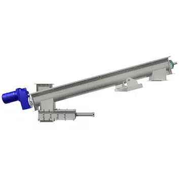 Inclined Screw Feeders for Metering Animal Protein Powder at Phibro Animal Health in Omaha, NE