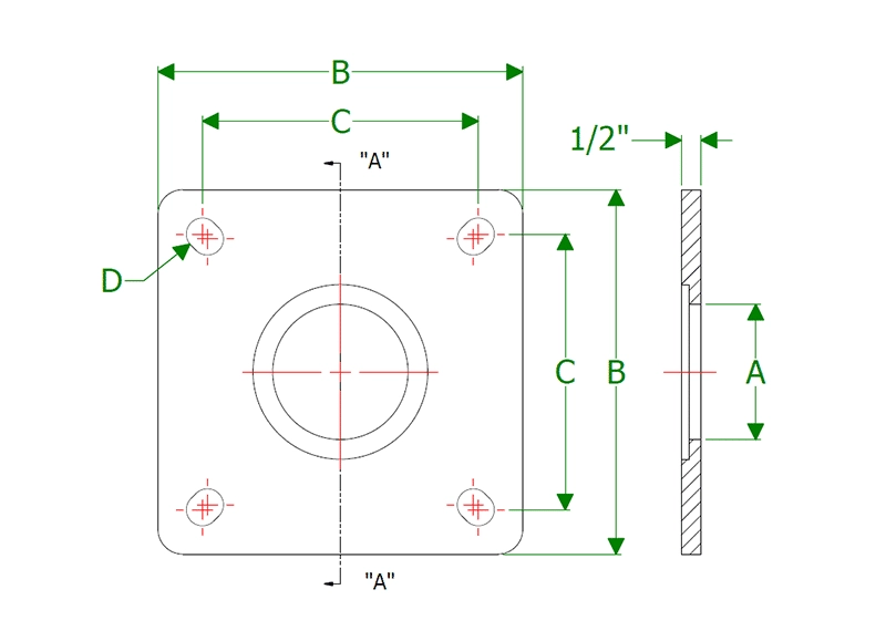 Dimensional Diagram for PS3L