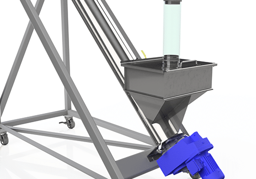 Inlet Hopper Allows for Continuous Feeding of Metal Powder