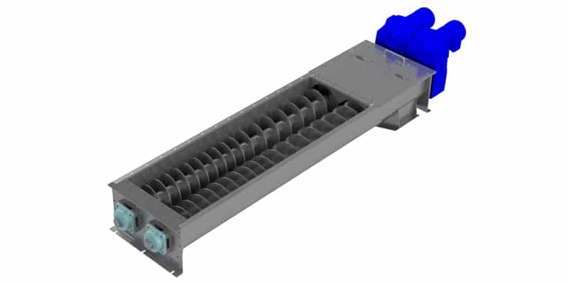 Twin Screw Feeder has Redundant Drive Units and Generates Maximum Torque