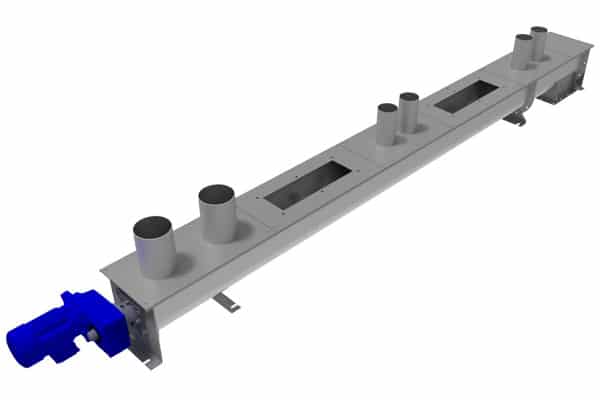 Inlets are Fed by Coperion K-Tron Volumetric Feeders