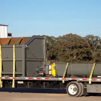 Heavy-Duty, Large Capacity Hoppers and Mass-Flow Screw Feeders to Meter Gypsum and Bottom Ash