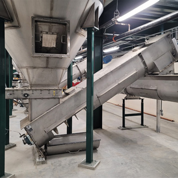 Complete Conveying System for Distiller’s Dried Grains at Major Bourbon Whiskey Distillery