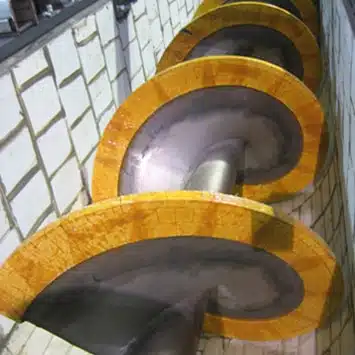 Ceramic-Lined Screw Conveyors for Conveying Abrasive Coal