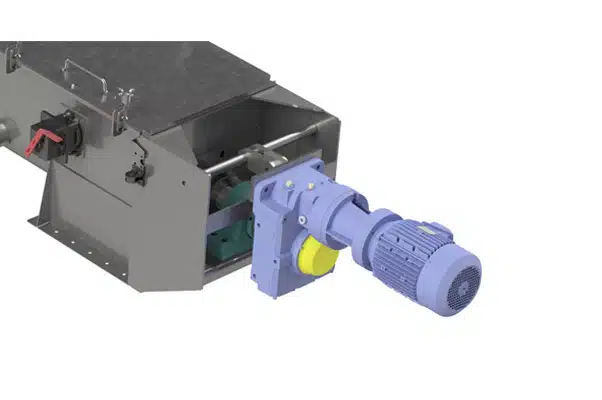 Gather Screw is Supported on Both Ends by Pillow Block Roller Bearings