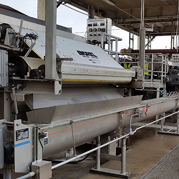 Solids Load Out System for South WWTP in McAllen, TX - KWS Manufacturing