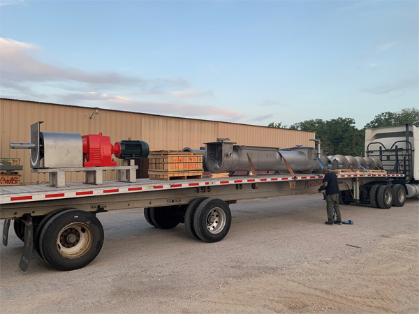 Conveyor Shipped Direct to Jobsite by Dedicated Carrier