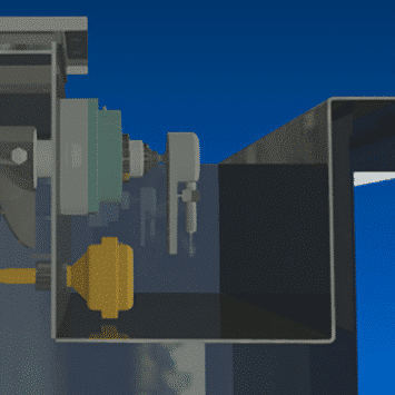 Dumpsters with Leveling Screws for Acrylic Dust - KWS Manufacturing