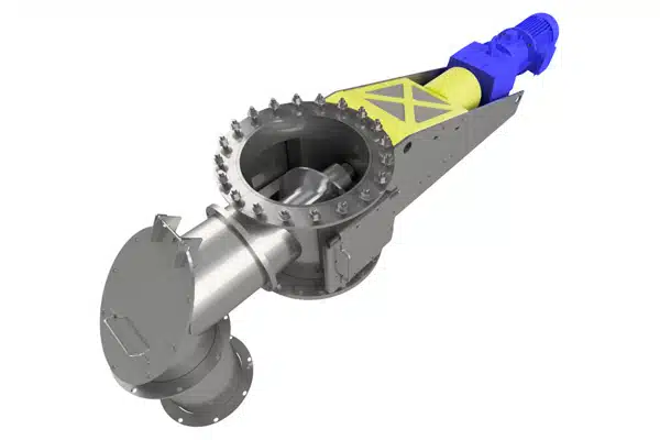 Cantilevered Screw Feeders Accurately Meter Hot Lime