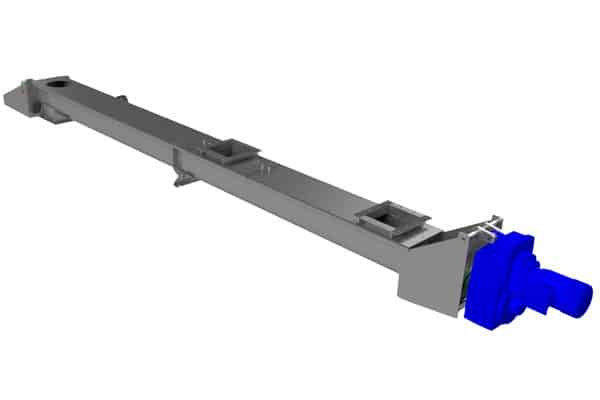 Two Inlets Introduce Fritted Glass to Screw Feeder