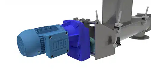 KWS Torque Arm Trough End Allows Drive Unit to Float