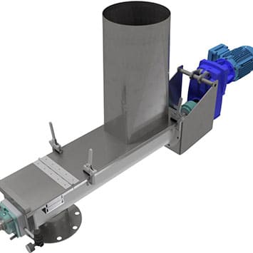 Food-Grade Screw Feeder for Metering Oat Flour