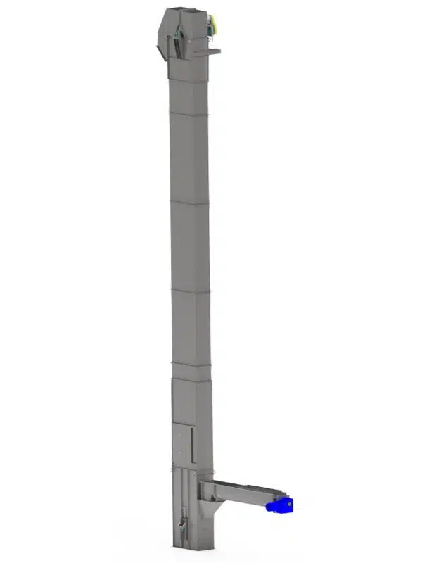 Urea is Metered from Storage Silo and Conveyed Vertically with Bucket Elevator