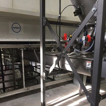 Screw Conveyor for Conveying Gelatin Powder for Gelita USA in Calumet City, IL - KWS Manufacturing