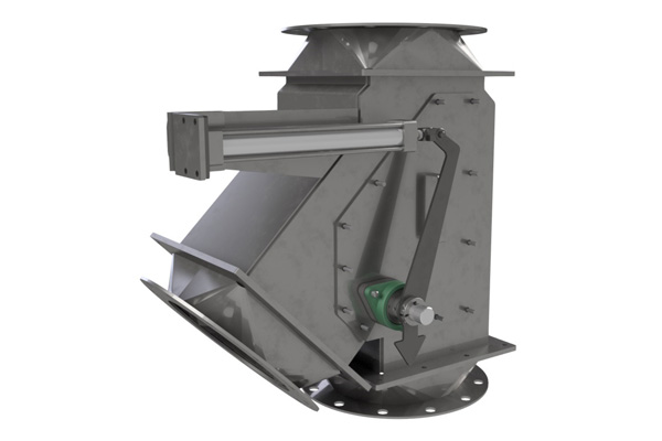 KWS Diverter Valves Fill Multiple Hoppers at Green Diamond Sand Products