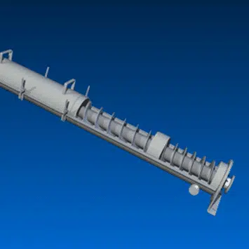 Inclined Screw Feeder for Sludgy Chemicals